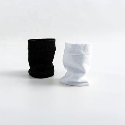 Calzini da abito in bambù di cotone da uomo Calzini casual a tubo corto a maglia massiccia nera traspirante