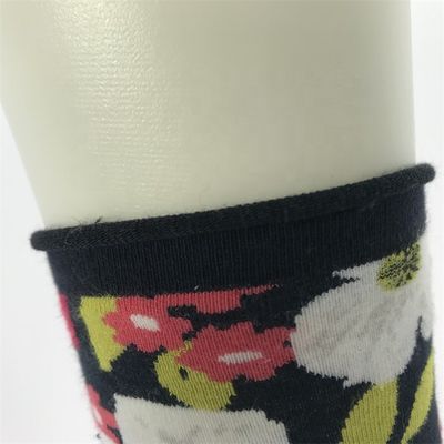 Stile regolare calze di bambù stampate in 3D a base di fiori per Natale personalizzate e traspirabili