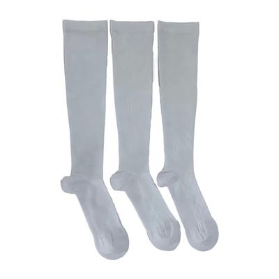 Inverno abbigliamento caldo lungo compressione sopra il ginocchio calze per le donne in alta caviglia bianca