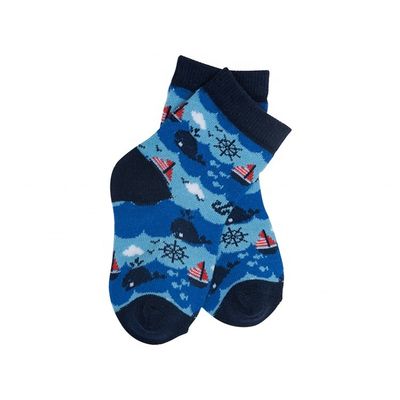 Calzini da scuola di cotone per ragazzi Tessuto 70%Cotone 28%Polyester 2%Spandex Calzini da bellezza
