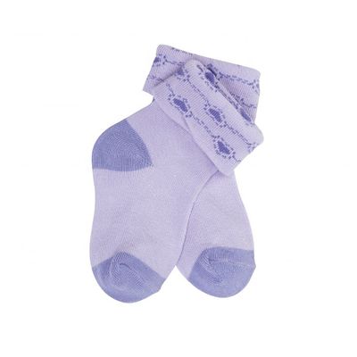 Nessun rilevamento degli aghi Calzini di cotone per bambini in colori dolci con spessore standard