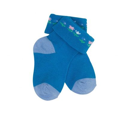 Nessun rilevamento degli aghi Calzini di cotone per bambini in colori dolci con spessore standard