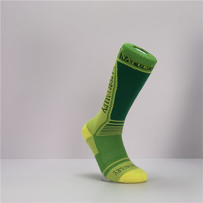 Anti-slip respirabile sudore Wicking Lettera Modello calzini sportivi lunghi per 39-41 taglia