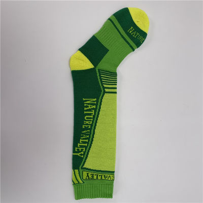 Anti-slip respirabile sudore Wicking Lettera Modello calzini sportivi lunghi per 39-41 taglia