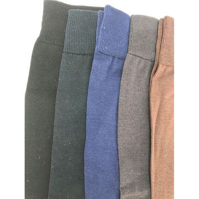 15% Polyamide Solid Pattern Calze da uomo per lavoro e abbigliamento casual Disegno personalizzato