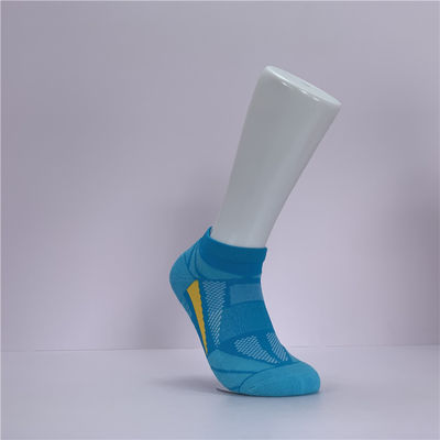 44% di cotone 35% di poliammide 19% di poliestere 2% di spandex tessuto calze sportive per uomini donne