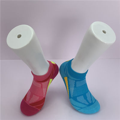 44% di cotone 35% di poliammide 19% di poliestere 2% di spandex tessuto calze sportive per uomini donne
