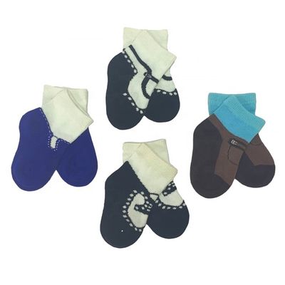 0-6M Calzini per bambini di cotone a molla calzini per neonati di cotone calzini per bambini con materiale