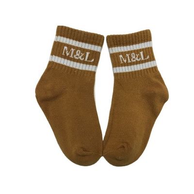 Calzini antiscivolo per bambini in cotone biologico a maglia