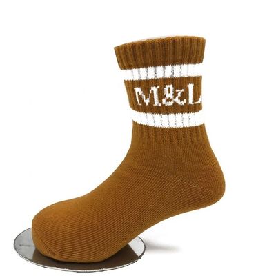 Calzini antiscivolo per bambini a maglia con strisce carine 80% cotone pettinato, 18% poliammide