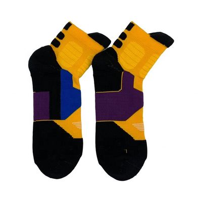 Calzini da uomo in cotone pettinato in colori vivaci e ventilazione per la primavera