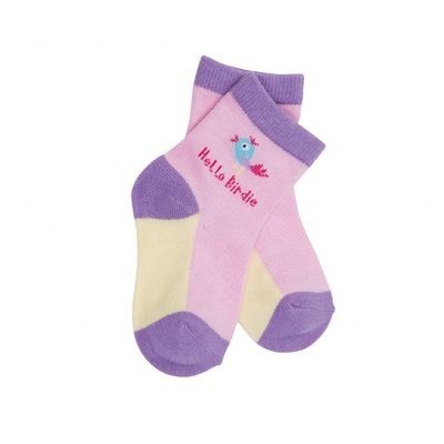 Calzini da bambino di cotone biologico grigio Bambino Cute Stampa traspirante Calzini secchi veloci Disegno personalizzato