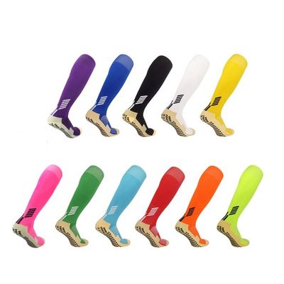 Calzini da calcio anti-slip di tessuto poliammido per la presa a compressione personalizzata