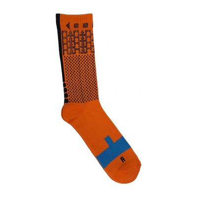 Strumenti sportivi di cotone color bianco arancione, molto attraenti, con logo personalizzato