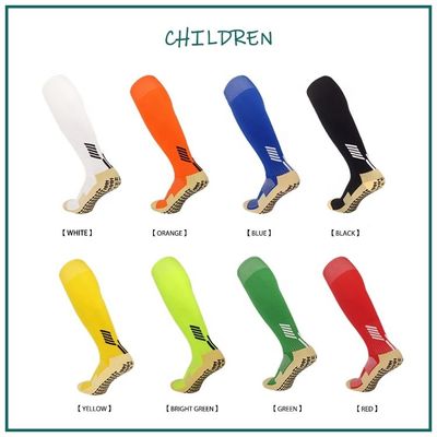 Calzino antiscivolo per bambini personalizzato Calcio Sport Prestazioni Calzini di presa Posizione del logo Manetta