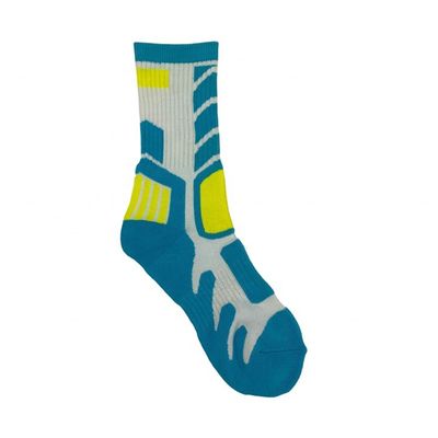 Stagione primaverile Calzini sportivi con caviglia verde rosso per uomini Calzini sportivi stampati a secco veloce