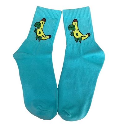 Calzini sportivi di cotone con design di anime divertente e rilevamento degli aghi