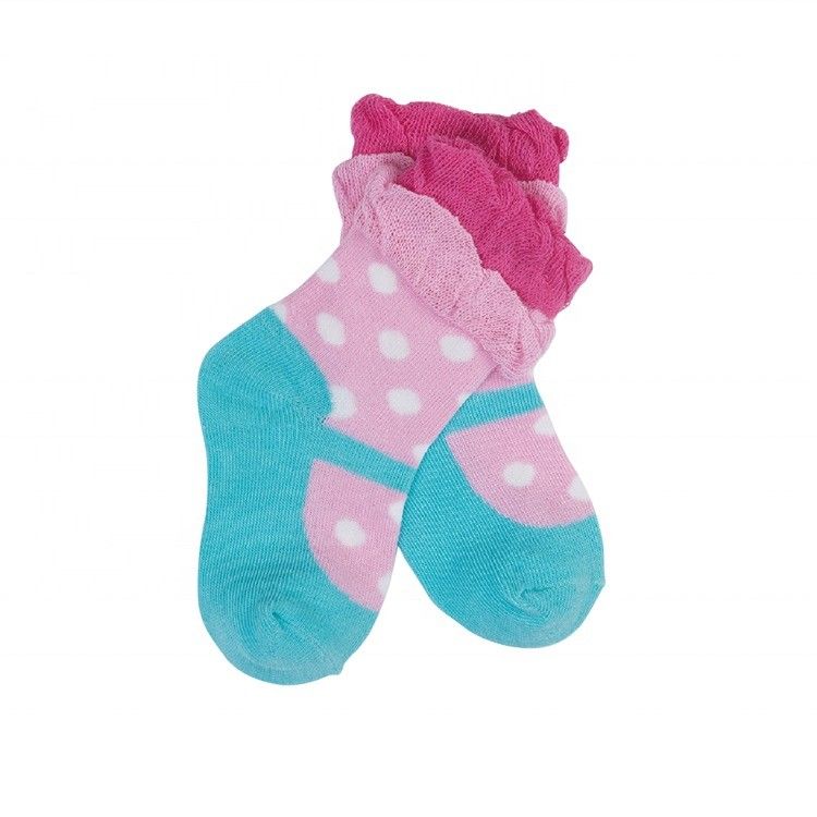 Calzini morbidi e resistenti per bambine in forma di scarpa da principessa 12-24M