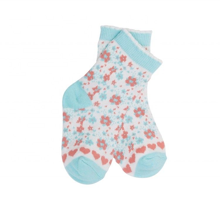 7 Giorni Ordine campione Tempo di consegna Sostenuto Cotton verde calzini da bambino a maglia per bambini