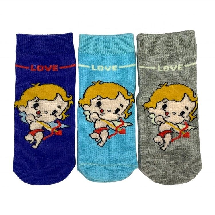 Rapido, asciutto, grigio, sportivo, antiscivolo, neonato, bambino, ragazzo caldo, cartone animato, tubo carino, calzini a maglia