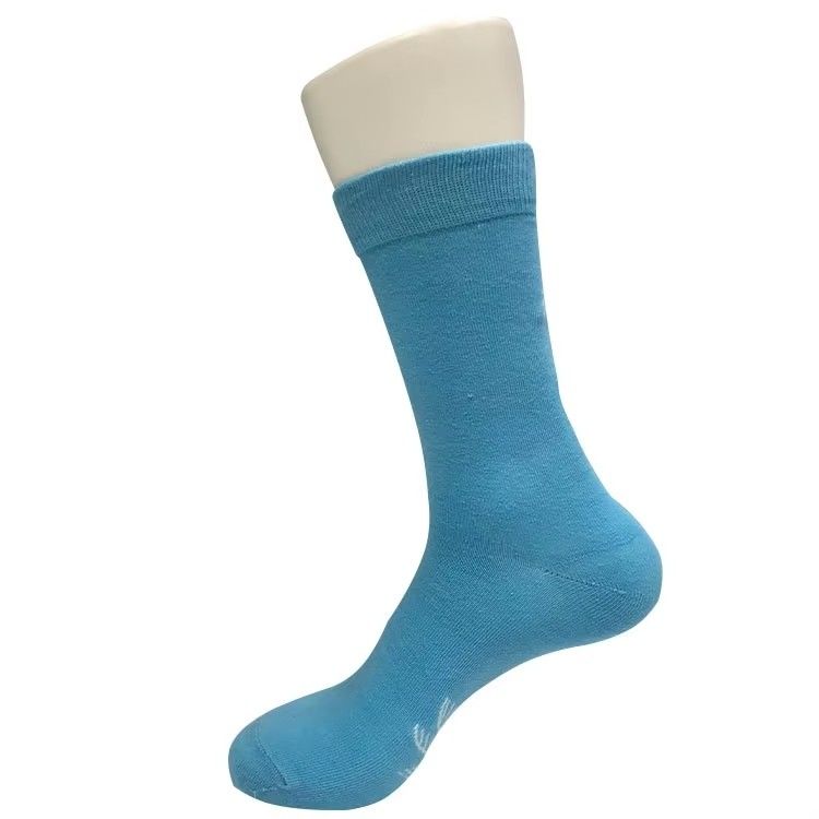 75% di cotone pettinato calze da sport da uomo con logo personalizzato sostenibile e traspirante