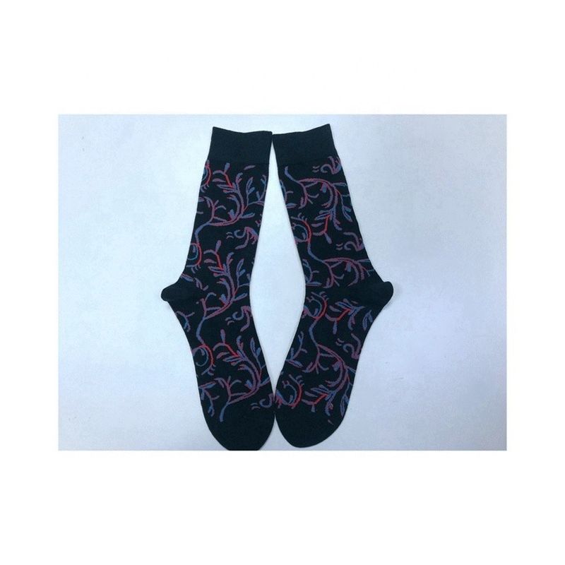 Calzini lunghi per uomo realizzati con 5% di spandex e con disegno colorato