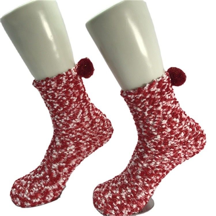 Calzini di Natale di ragazza calda calda calda calze calzini con regalo