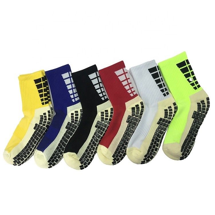 Stampare il modello di rilevamento degli aghi calzini sportivi per uomini Nylon anti-slip senza cuciture